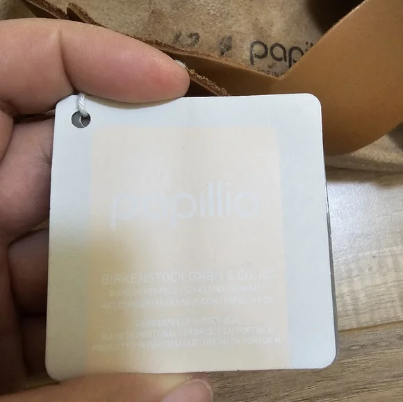 PAPILLIO BY BIRKENSTOCK SAMIRA RING COGNAC,WEDGE Sandal, BLACK,size US 11,EUR 42 - Picture 11 of 16